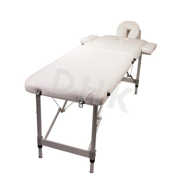 PVC 2 Section Portable Aluminium Massage Bed