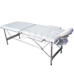Foldable Right Angle Corner Two Section Aluminium Massage Bed
