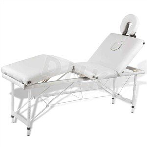 Four Part Aluminium Foldable Massage Bed