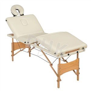 Four Section Wooden Portable Massage Bed with Carrying Bag