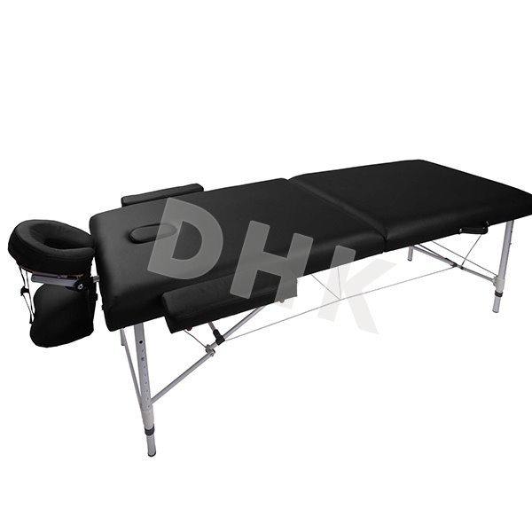 Two Section Aluminium Portable Massage Bed with Face Hold