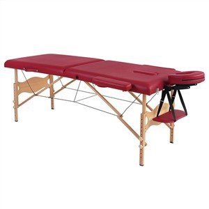Two-section Folding Solid Wood Beauty Massage Bed